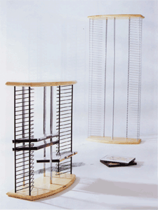  -   DVD PEARL 00-77 DVD Tower 100 DVD Silver/Natural