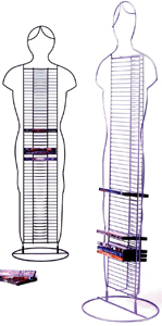  -   DVD ADAM 00-80 DVD Stand 55 DVD Silver
