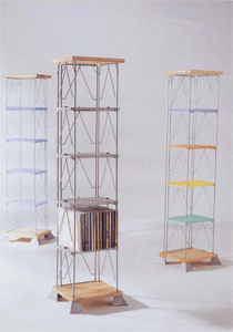  -   CD ATLANTIS 00-58 CD TOWER 70 CD Silver/Black Walnut