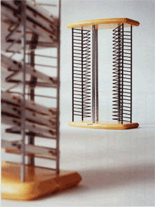  -   CD PEARL 00-11 CD TOWER 100 CD Silver/Walnut